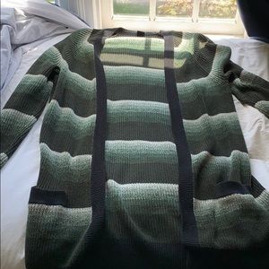 Comfy extra long cardigan sweater.
